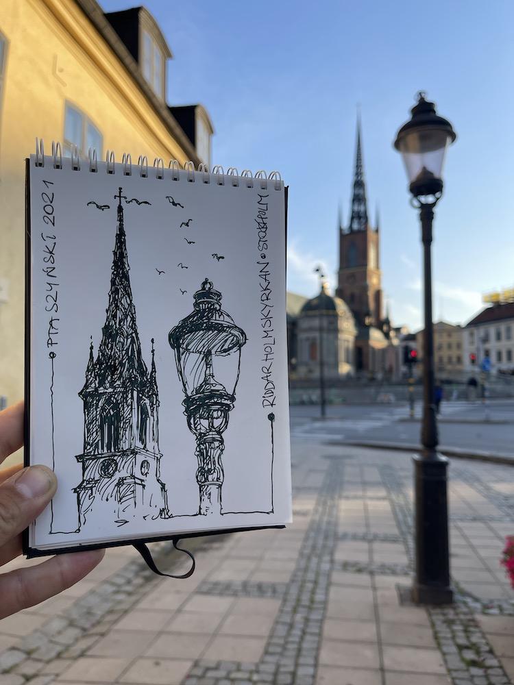 Sztokholm rysunek