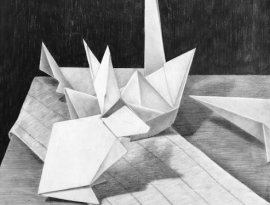 Plansza z origami - z teczki na Wzorki