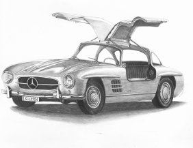 Mercedes 300 SL Natalii Maik